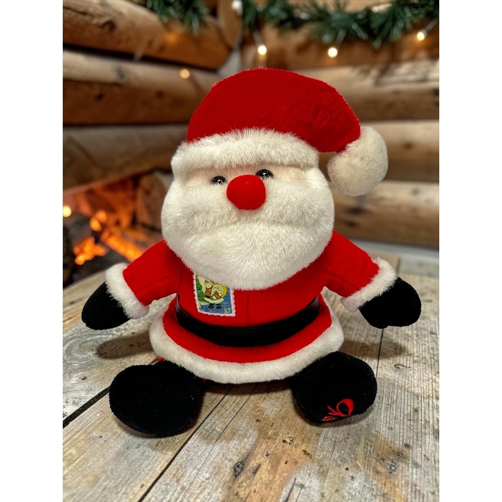 ELH Enterprises Santa Claus Plush USPS Stamp 2005 Red 8" Christmas Toy